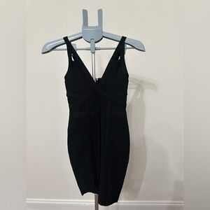 Guess Black Sleeveless Bandage Dress Size XS Women